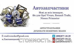 Запчасти для иномарок | Стоимость, прайс-листы и цены в городе Казатин