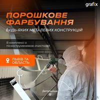 Порошкове фарбування металу | Стоимость, прайс-листы и цены в городе Киев